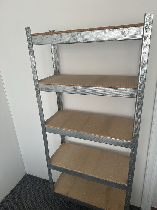 Стелаж металевий з дсп полицями