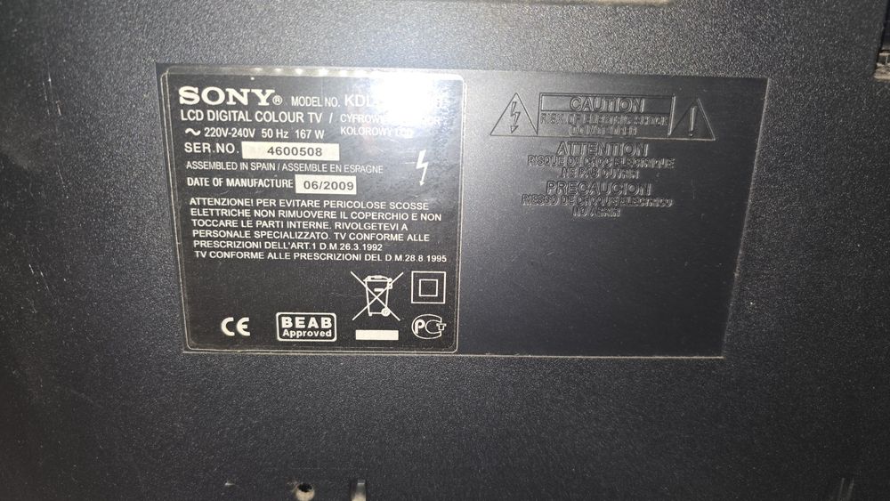 Telewizor LCD Sony KDL-37S5600