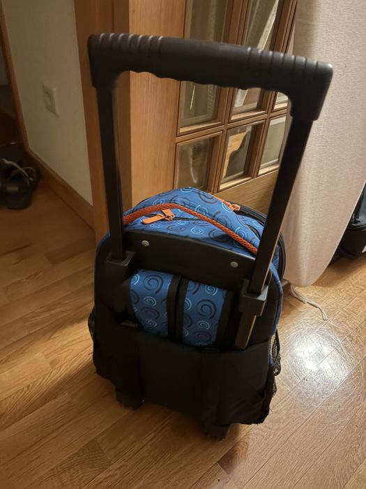 Mochila Naruto com rodinhas