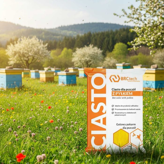 Pokarm Ciasto dla pszczół 10 x 1 kg z Pyłkiem białkiem i Witaminami