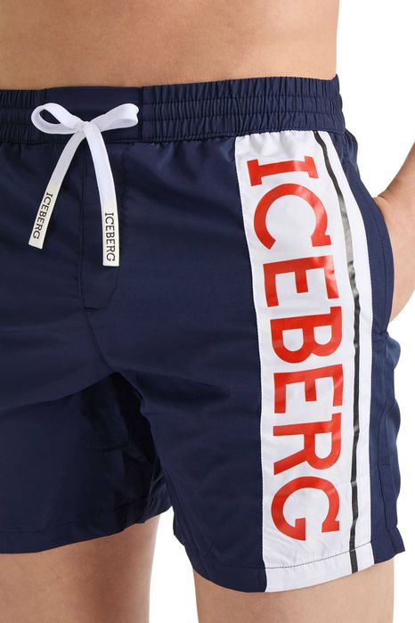 ICEBERG włoskie szorty kąpielowe spodenki NAVY BLU