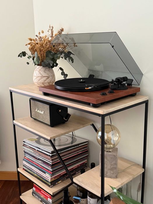 Estante de apoio ou de decor em madeira mangueira - peça única