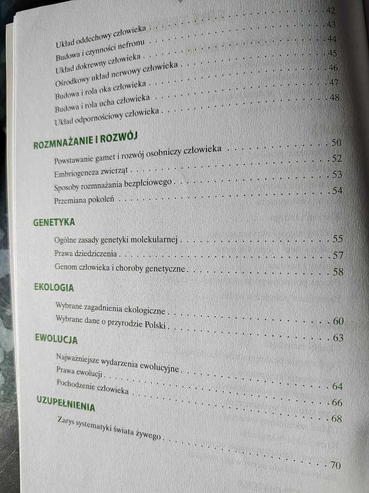 Małe tablice- biologia i chemia