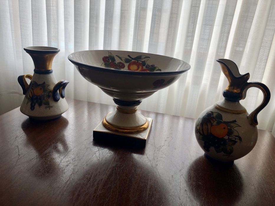 Conjunto de cerâmica decorativo - Cerâmica Miracoura
