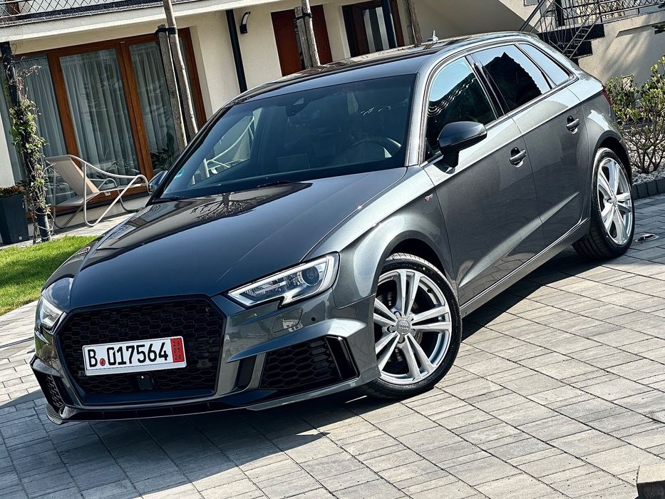 Audi A3 Sportback ~2.0d~Automat~S-Line~Bi-Xenon~Radar~Virtual~Navi~Skóra~Opłacony