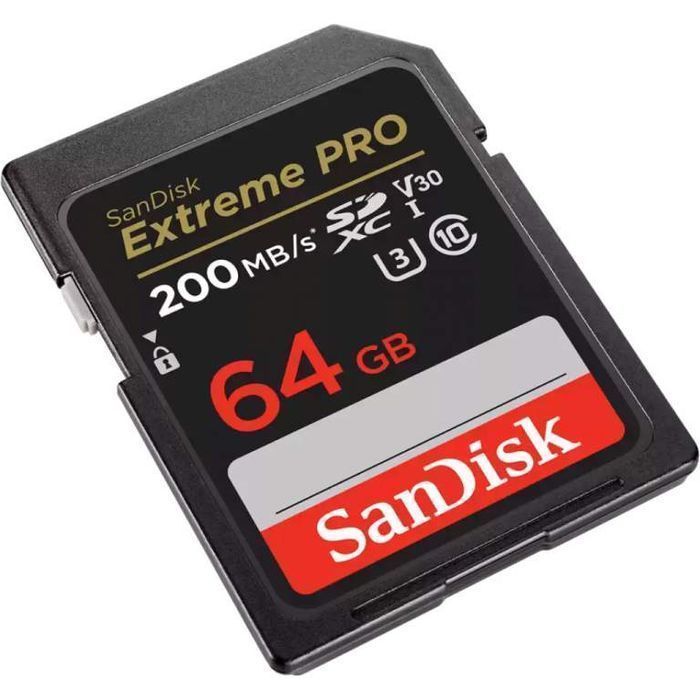 Sandisk SDXC Extreme Pro 64GB 200MB/s V30 UHS-I U3 - Cyfrowe.pl Łódź