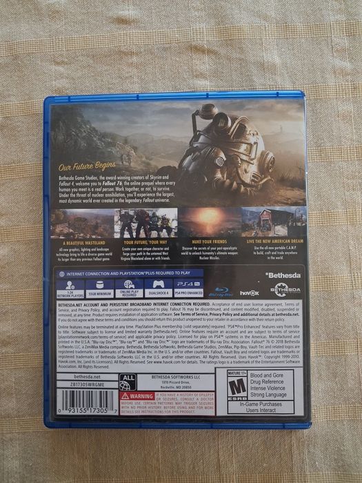Jogo da ps4 Fallout 76