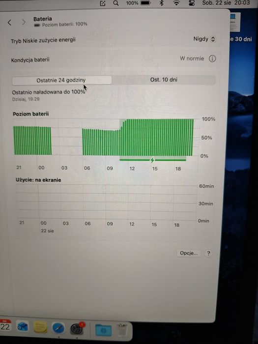 MacBook Air 2020 i3 / 8GB RAM / 256GB SSD – Stan bardzo dobry + Pudełko i ładowa