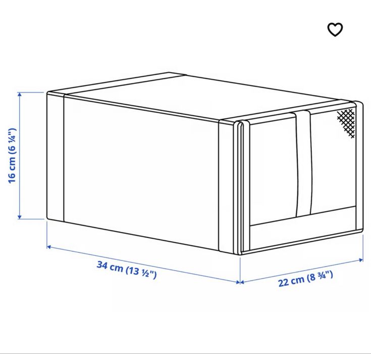 2 New IKEA Shoe Storage Boxes434368041484308483