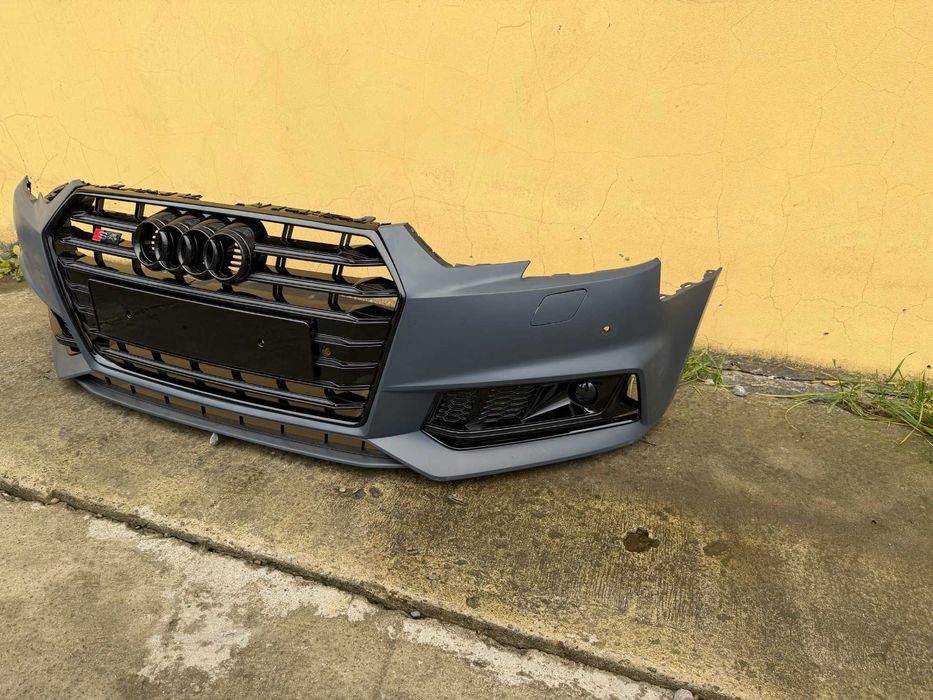 Передній під дистронік Audi A4 B9 2015-2019 року | бампер стиль S4