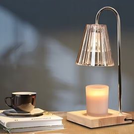 LAMPA PODGRZEWACZ DO ŚWIEC zapachowych i woskowychelegancka z timerem