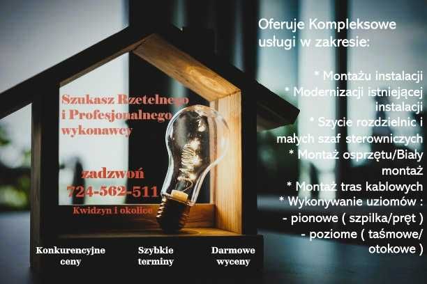 Wykonam instalacje elektryczne - Montaż - Modernizacja - Uziemienia
