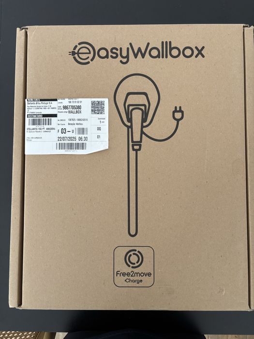 Wallbox Carregador Elétrico EasyWallbox Free2move (Novo em Caixa)