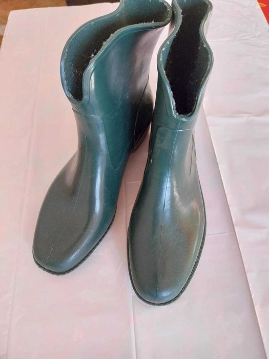 Botas de borracha verde