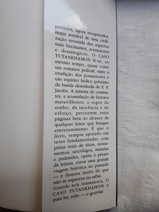 Livro: O Caso Tutankhamon, de Christian Jacq