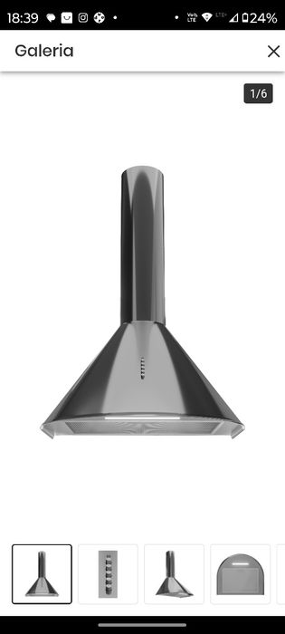 Okap kuchenny stan nowy