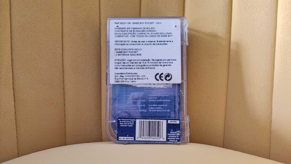 Gameboy Pocket com caixa original + jogos