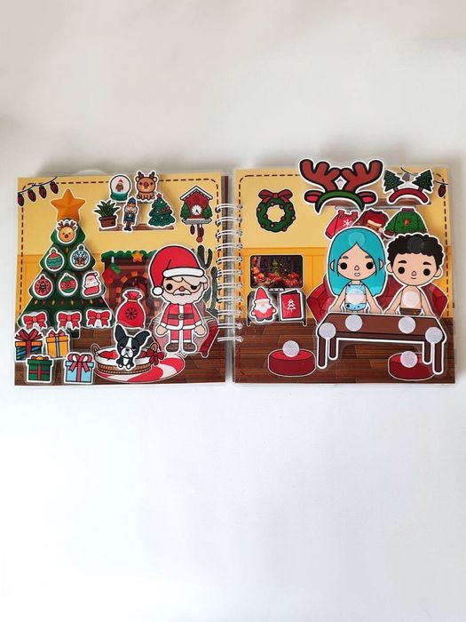 Тока Бока, Toca Boca новорічна книжечка на липучках