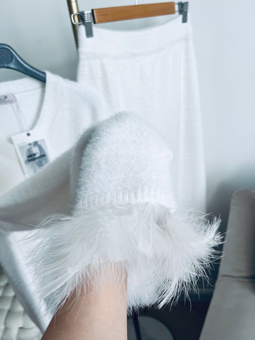 Новий кашеміровий костюм зі стоаусиним пʼрям з Asos design