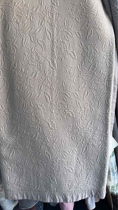 Натуральне бавовняні котонові накидки-покривала "Трояндочки" Koloco!