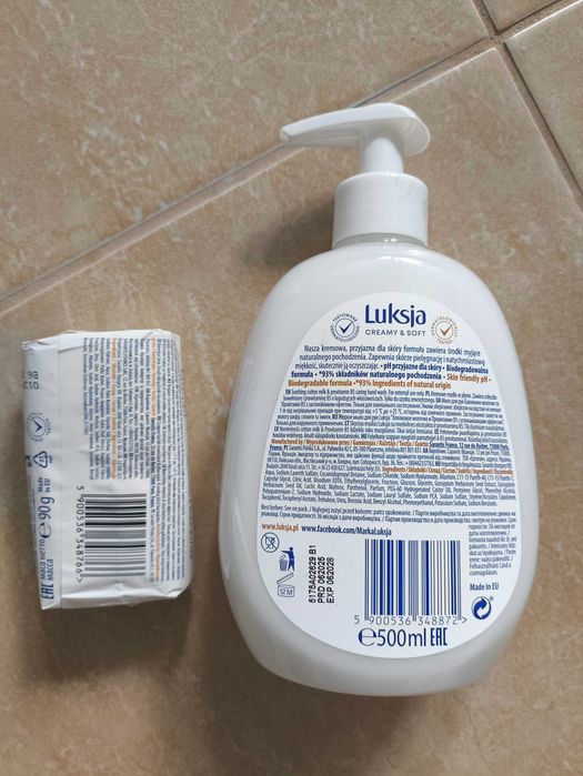 Mydełka Luksja nowe