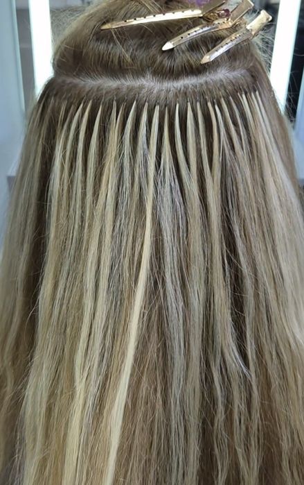 Нарощення волосся, Загущение, кератин