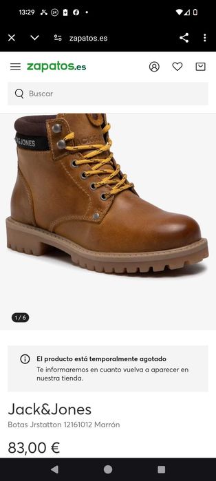 Осінні крутяцькі ботінки Jack&Jones 38р.