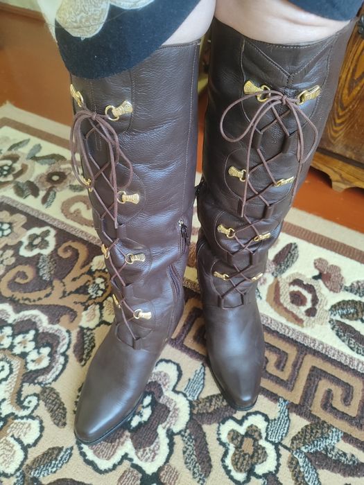 Чоботи жіночі шкіряні зимні Cornelius Italy.