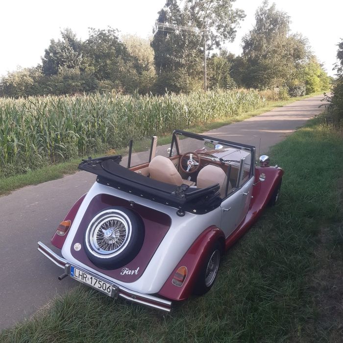 Auto kabriolet retro do ślubu