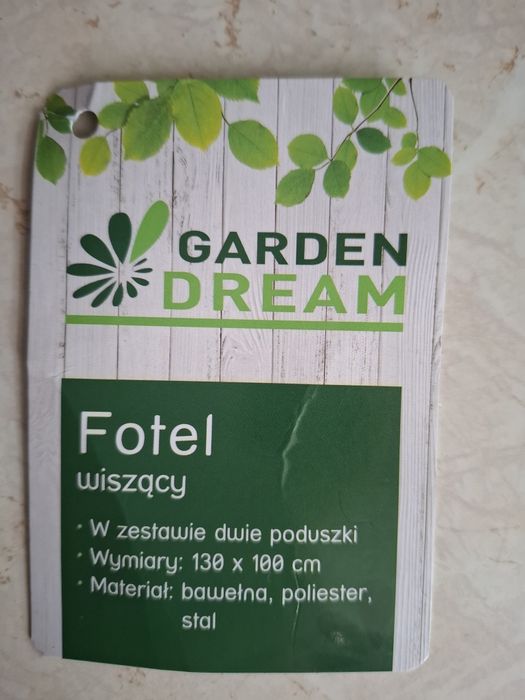 Fotel wiszący nowy