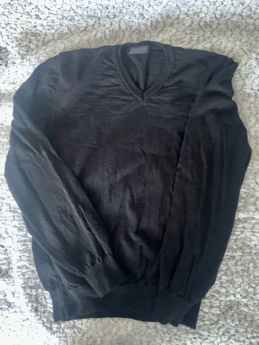Calvin Klein 100% merino wool rozm L czarny sweter