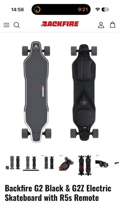 Backfire G2 Black & G2Z Electric deskorolka elektryczna