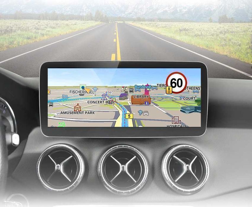 Mercedes A / GLA / CLA – Radio Android 15 10,25” CarPlay Android Auto 2GB/32GB GPS Nawigacja Stacja Multimedialna WiFi Bluetooth DSP 4G LTE PL