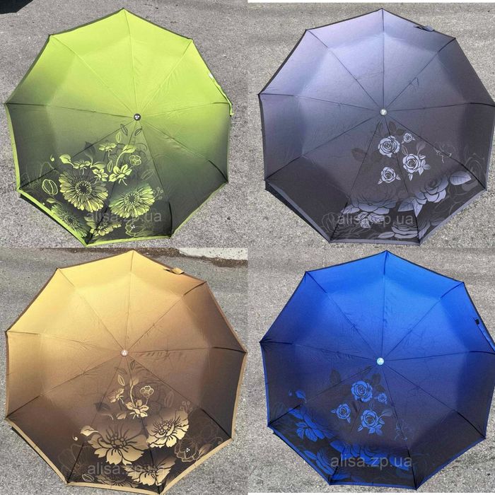 Парасолька напівавтомат в 3 складання