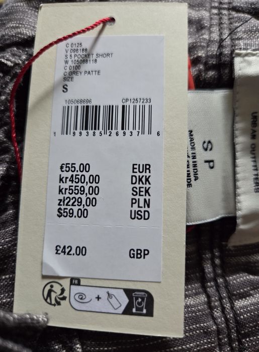 Urban Outfitters nowe  spodenki lniane - rozmiar S