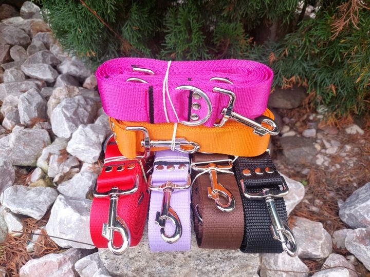 Smycz Sunka Ultra Mocna Regulowana Przepinana 4cm 3,1m Dla Dużego Psa