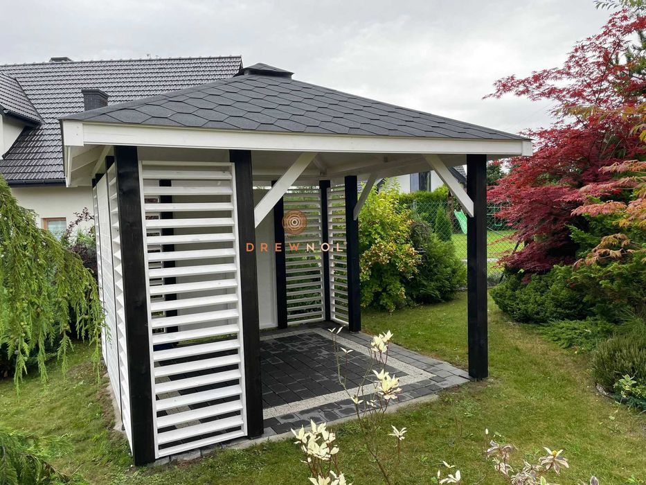 Altana ogrodowa, altanka, altany, wiaty, domek, pergola, drewutnia.