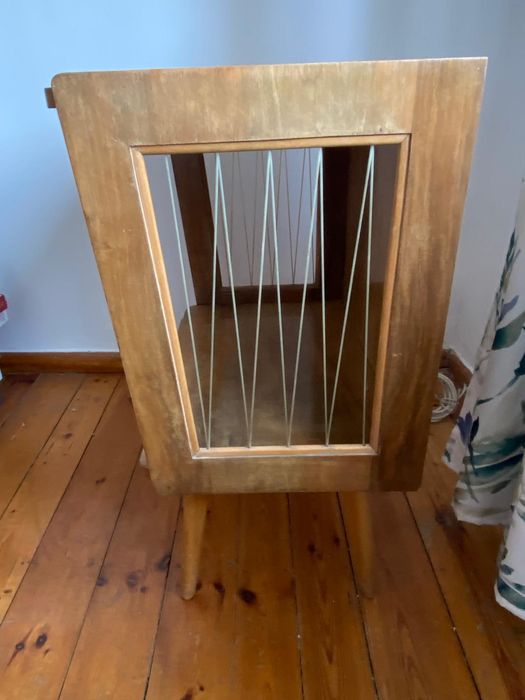 retro stolik pod telewizor typu patyczak