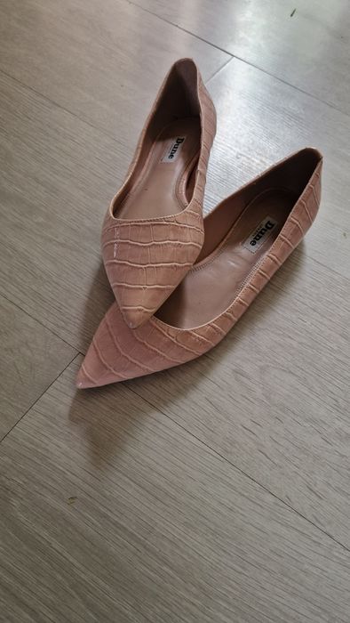 Balerinki pudrowy roz dune London