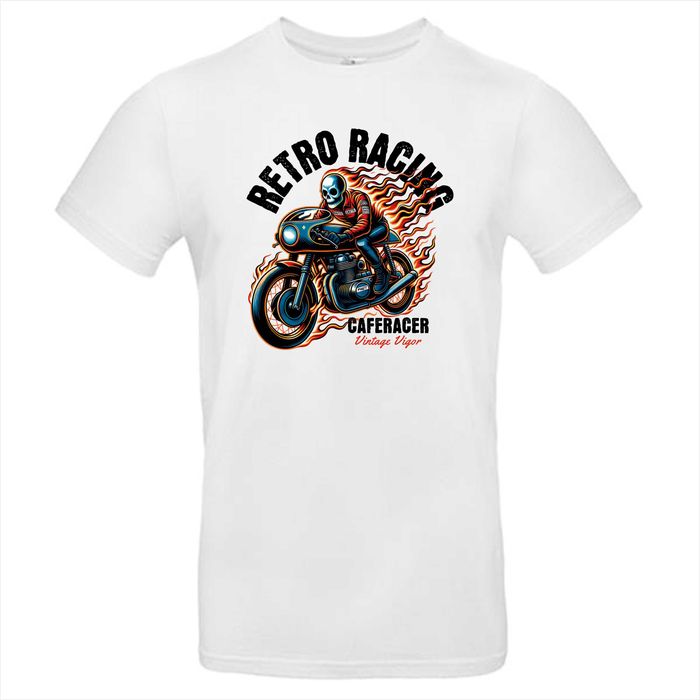 T-Shirt "Retro Racing Café Racer" – Vintage Vibes