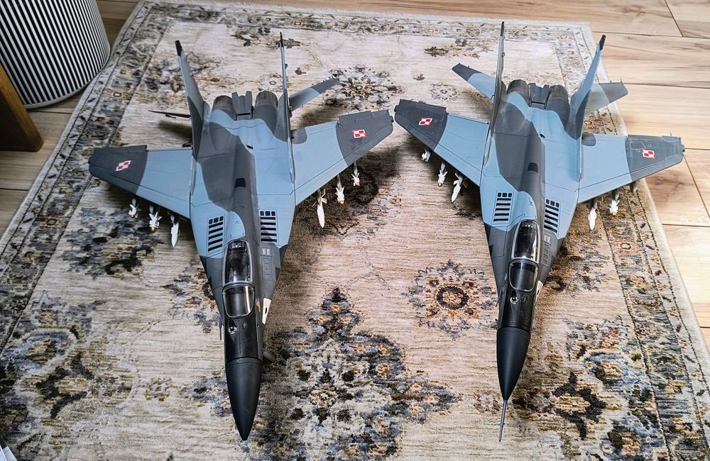 Metalowe modele MiG-29 1:24 z kolekcji DeAgostini