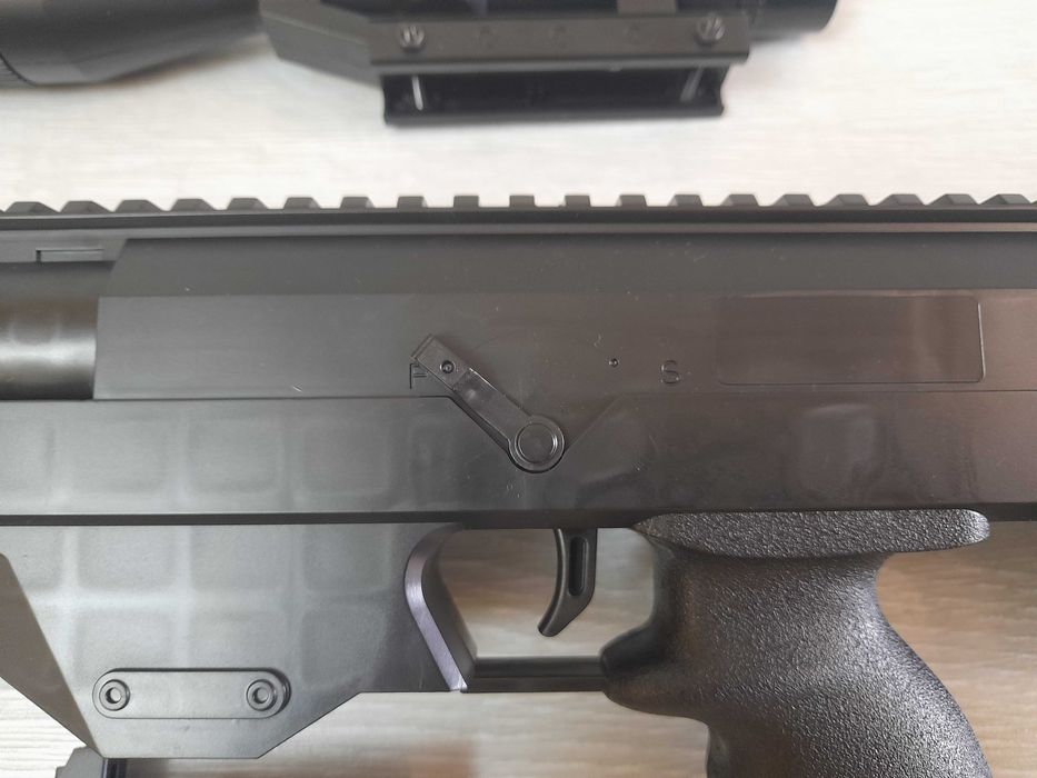 Снайперская винтовка Д83см на пульках 6мм, Фонарик, лазер, оптика + Пи