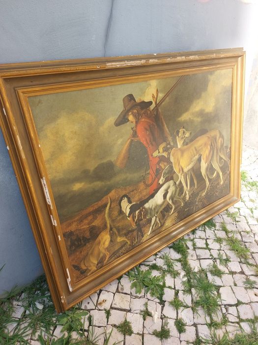 Quadro o Caçador" (The Hunter) de Adriaen Cornelisz Beeldemaker