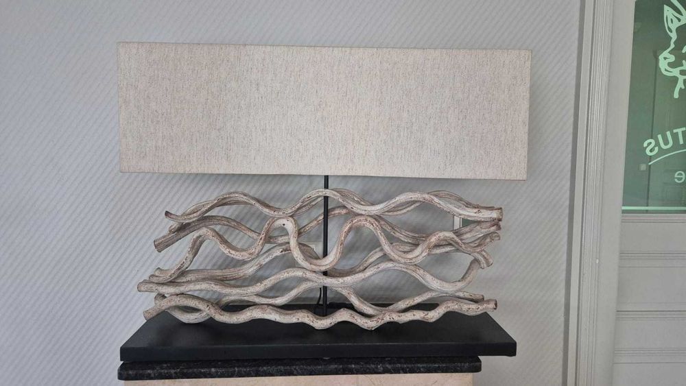 lampa stojąca ecru komplet 4 sztuki