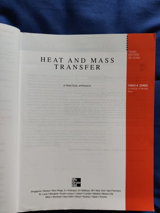 Heat and mass transfer a practical approach cengel