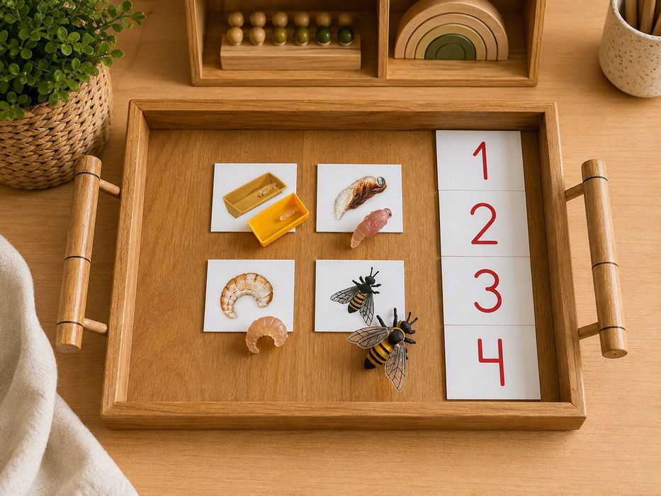 Ciclo da Vida - Abelha - Montessori