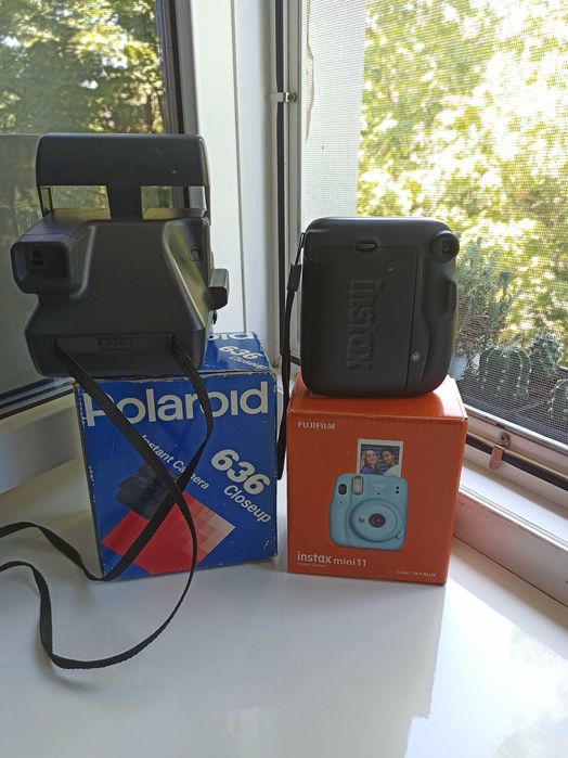 Камера миттєвого друку Fujifilm Instax Mini 11 і Polaroid 636 ОЛХДОСТА