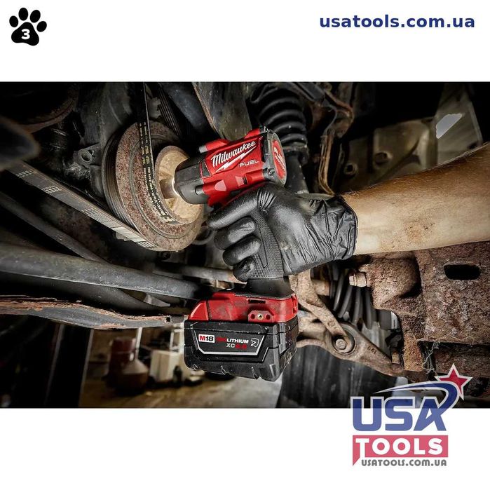 Гайкокрут 746/880 нм 4-х швидкісний безщітковий 1/2" Fuel Milwaukee 2962-20 (каркас)