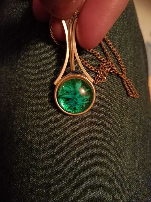 Łańcuszek ze szkłem murano