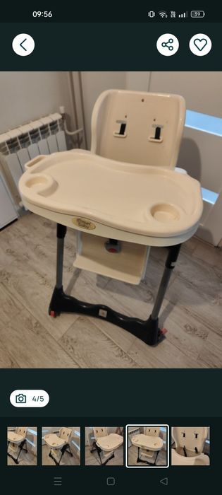 Krzesełko do karmienia dla dziecka